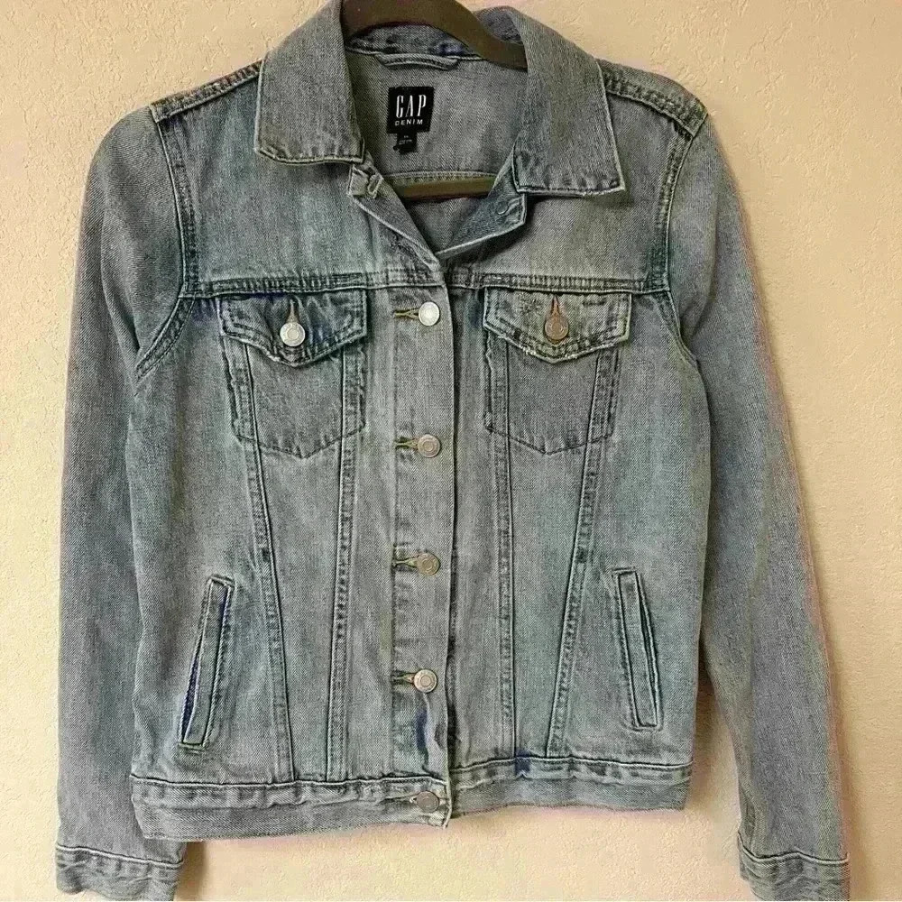 GAP Denim Jacket GAP Jean Jacket XS - Picture 2 of 7